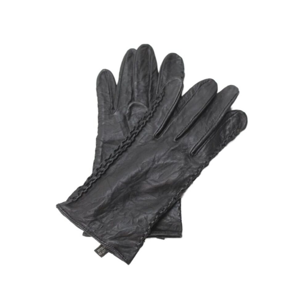AllSaints Co Ltd Spitalfields Womens Leather Gloves Black